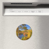 Herfst boom landschap, Maine Magneet (Insitu (Vaatwasser))