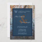 Herfst Boom reflecties Weddenschappen Kaart (Achterkant)