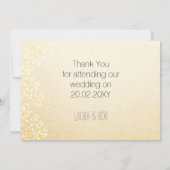 herfst boom, Rustic Fall Wedding Bedankt kaarten (Achterkant)