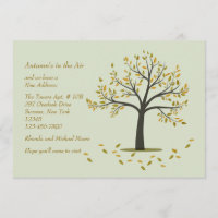 Herfst Boom Verhuisbericht