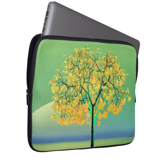 Herfst Boom Zonsondergang Elektronica Tas (Voorkant Rechts)