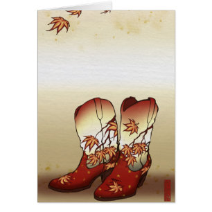 Herfst Boots met Maple Leaf Motif