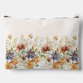 Herfst border met wilde bloemen gepersonaliseerd etui (Achterkant)
