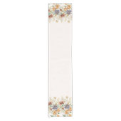 Herfst border met wilde bloemen korte tafelloper (Voorkant)