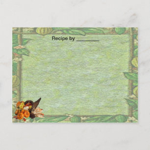 Herfst Border Recipe Custom Card Briefkaart