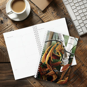 Herfst bos amber draak berken Fantasy Planner