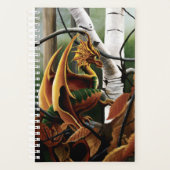 Herfst bos amber draak berken Fantasy Planner (Voorkant)