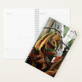 Herfst bos amber draak berken Fantasy Planner (Display)