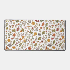 Herfst bos bloem blad paddenstoel patroon bureaumat