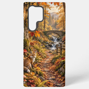 Herfst bos bos telefoonhoesje samsung galaxy hoesje