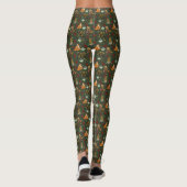Herfst bos Bosdieren Groen Leggings (Achterkant)