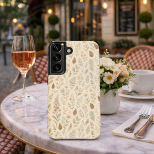 Herfst bos botanisch patroon Droomherfst Samsung Galaxy Hoesje