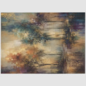 Herfst bos decoupage juweeltoon landschap tissuepapier (Voorkant)
