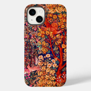 HERFST BOS DIEREN Hazen, fazant, rode bloemen Case-Mate iPhone 14 Hoesje