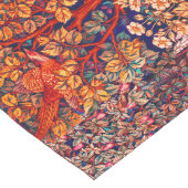 HERFST BOS DIEREN Hazen, fazant, rode bloemen Lange Tafelloper (Hoek)