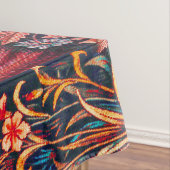 HERFST BOS DIEREN Hazen, fazant, rode bloemen Tafelkleed (Voorbeeld)