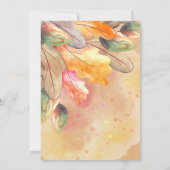 Herfst bos egel moederdag uitnodiging (Achterkant)