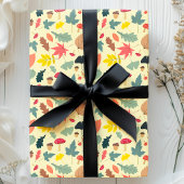 Herfst bos fantasie cadeaupapier