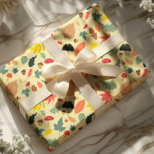 Herfst bos fantasie cadeaupapier