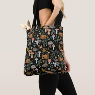 Herfst Bos Forager Herfst Paddenstoelen & Dieren Tote Bag