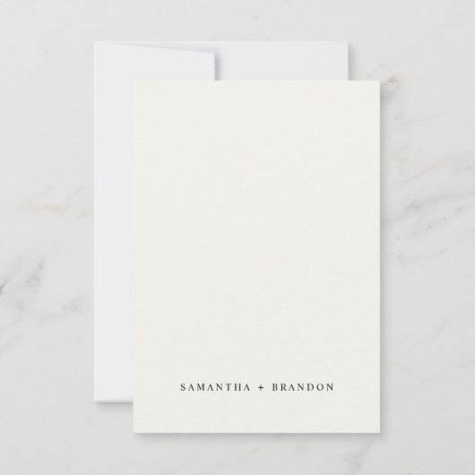 Herfst bos, herfst bos bruiloft RSVP kaart (Achterkant)