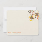 Herfst bos Herfst Bosboomringloop Woud Bedankkaart (Voorkant)