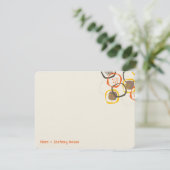 Herfst bos Herfst Bosboomringloop Woud Bedankkaart (Staand voorkant)