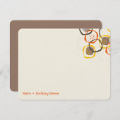 Herfst bos Herfst Bosboomringloop Woud Bedankkaart (Voorkant / Achterkant)