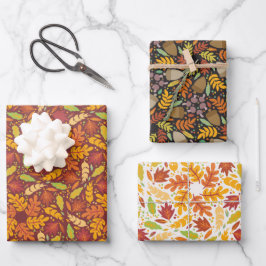 Herfst Bos Herfstbladeren Inpakpapier Vel