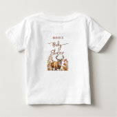 Herfst bos herten baby shower ballon (Achterkant)