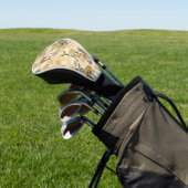Herfst bos herten patroon golfheadcover (Insitu)
