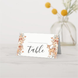 Herfst Bos Herten Pompoen Baby Shower Plaatjes Plaatskaartje