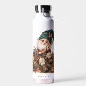 Herfst bos kabouter en eikel waterfles (Links)