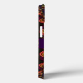 Herfst Bos Kant Fractale Kunst Groen Paars Case-Mate iPhone Case (Achterkant / Rechts)