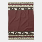 Herfst bos keukendoek theedoek (Verticaal)