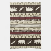 Herfst bos keukenhanddoek (Verticaal)