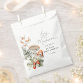 Herfst bos kleine paddenstoel baby shower bedankzakje (Geknipt)