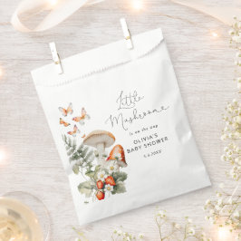 Herfst bos kleine paddenstoel baby shower bedankzakje