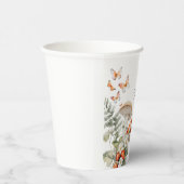 Herfst bos kleine paddenstoel baby shower papieren bekers (Rechts)