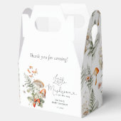 Herfst bos kleine paddestoel Papier Favor Box Bedankdoosjes (Geopend)