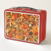 Herfst Bos Paddenstoel Patroon | Gezellige Herfstb (Voorkant)