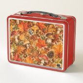 Herfst Bos Paddenstoel Patroon | Gezellige Herfstb (Achterkant)
