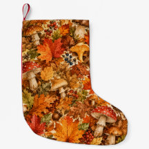 Herfst Bos Paddenstoel Patroon | Gezellige Herfstb
