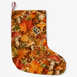 Herfst Bos Paddenstoel Patroon | Gezellige Herfstb Kleine Kerstsok