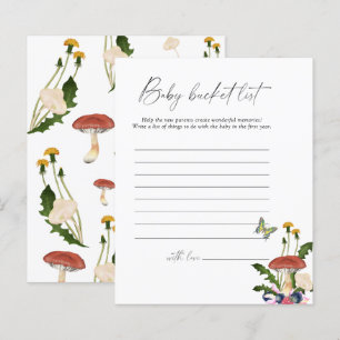 herfst bos paddenstoelen - Baby bucket list spel