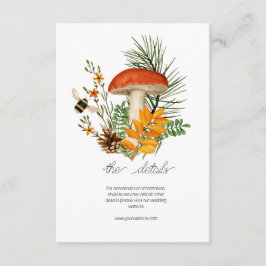 Herfst Bos Paddenstoelen Bijlagekaart Informatiekaartje