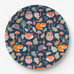 Herfst/bos Papieren Bordje