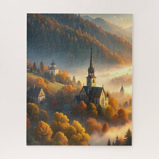 Herfst Bos Puzzel (Verticaal)