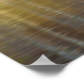 Herfst bos reflectie abstract poster (Hoek)