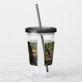 Herfst bos scène acryl drinkbeker (Links)